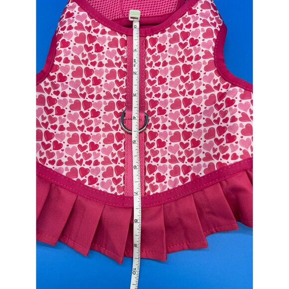 Dog Dress Harness With Heart Pattern & D-Ring Attachment - Picture 6 of 7